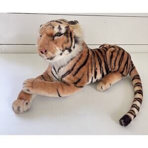 Large Tiger Stuffed Animal Plush Best Made Toys Limited Realistic